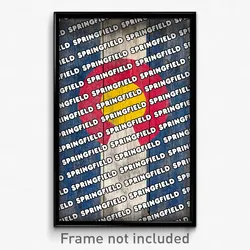 Springfield Colorado Poster (CO City Souvenir 11x17 Town Print)