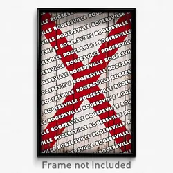 Rogersville Alabama Poster (AL City Souvenir 11x17 Town Print)