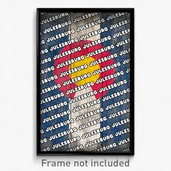 Julesburg Colorado Poster (CO City Souvenir 11x17 Town Print)