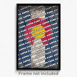 Aspen Park Colorado Poster (CO City Souvenir 11x17 Town Print)