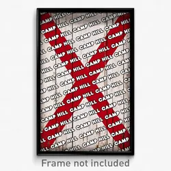 Camp Hill Alabama Poster (AL City Souvenir 11x17 Town Print)