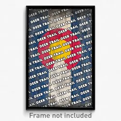 Deer Trail Colorado Poster (CO City Souvenir 11x17 Town Print)