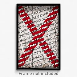 Locust Fork Alabama Poster (AL City Souvenir 11x17 Town Print)