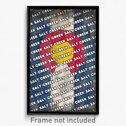 Salt Creek Colorado Poster (CO City Souvenir 11x17 Town Print)