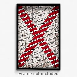 Susan Moore Alabama Poster (AL City Souvenir 11x17 Town Print)