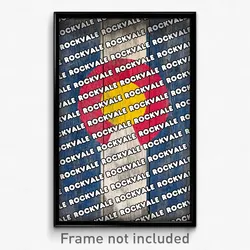 Rockvale Colorado Poster (CO City Souvenir 11x17 Town Print)