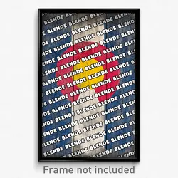 Blende Colorado Poster (CO City Souvenir 11x17 Town Print)