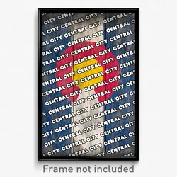 Central City Colorado Poster (CO City Souvenir 11x17 Town Print)