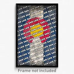 San Luis Colorado Poster (CO City Souvenir 11x17 Town Print)