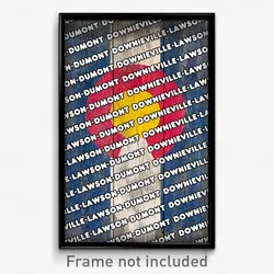 Downieville-Lawson-Dumont Colorado Poster (CO City Souvenir 11x17 Town Print)