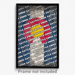 Cattle Creek Colorado Poster (CO City Souvenir 11x17 Town Print)