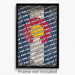 Pine Valley Colorado Poster (CO City Souvenir 11x17 Town Print)
