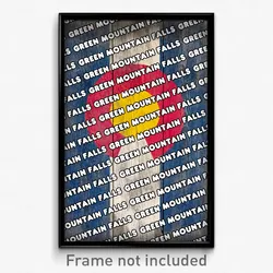 Green Mountain Falls Colorado Poster (CO City Souvenir 11x17 Town Print)