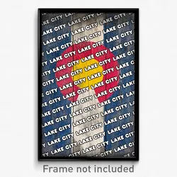 Lake City Colorado Poster (CO City Souvenir 11x17 Town Print)