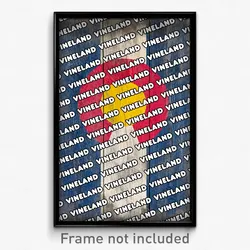 Vineland Colorado Poster (CO City Souvenir 11x17 Town Print)