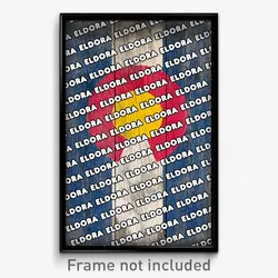 Eldora Colorado Poster (CO City Souvenir 11x17 Town Print)
