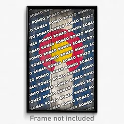 Romeo Colorado Poster (CO City Souvenir 11x17 Town Print)
