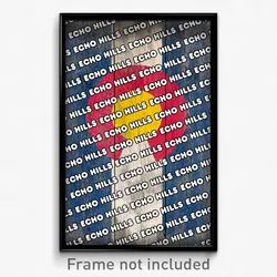 Echo Hills Colorado Poster (CO City Souvenir 11x17 Town Print)
