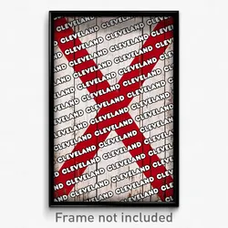 Cleveland Alabama Poster (AL City Souvenir 11x17 Town Print)