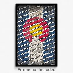 Placerville Colorado Poster (CO City Souvenir 11x17 Town Print)