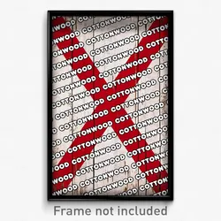 Cottonwood Alabama Poster (AL City Souvenir 11x17 Town Print)