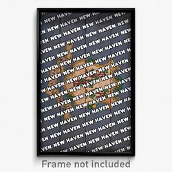 New Haven Connecticut Poster (CT City Souvenir 11x17 Town Print)