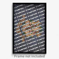 Stamford Connecticut Poster (CT City Souvenir 11x17 Town Print)