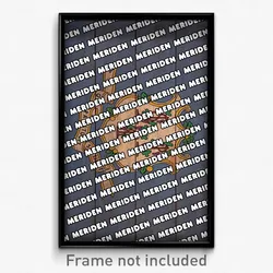 Meriden Connecticut Poster (CT City Souvenir 11x17 Town Print)