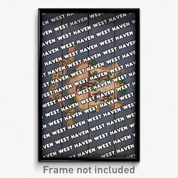 West Haven Connecticut Poster (CT City Souvenir 11x17 Town Print)