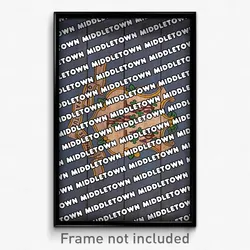 Middletown Connecticut Poster (CT City Souvenir 11x17 Town Print)