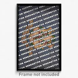 Kensington Connecticut Poster (CT City Souvenir 11x17 Town Print)