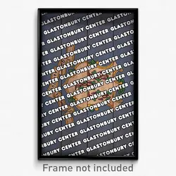 Glastonbury Center Connecticut Poster (CT City Souvenir 11x17 Town Print)