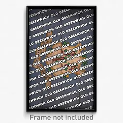 Old Greenwich Connecticut Poster (CT City Souvenir 11x17 Town Print)