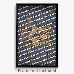 New Canaan Connecticut Poster (CT City Souvenir 11x17 Town Print)