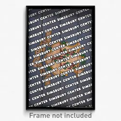 Simsbury Center Connecticut Poster (CT City Souvenir 11x17 Town Print)