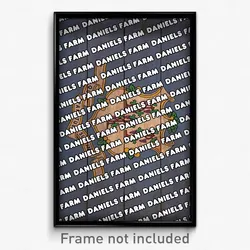 Daniels Farm Connecticut Poster (CT City Souvenir 11x17 Town Print)