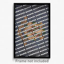Sherwood Manor Connecticut Poster (CT City Souvenir 11x17 Town Print)