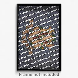 Terryville Connecticut Poster (CT City Souvenir 11x17 Town Print)