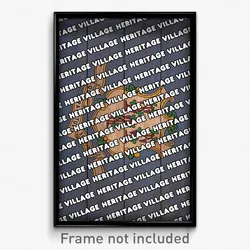 Heritage Village Connecticut Poster (CT City Souvenir 11x17 Town Print)