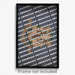 Oronoque Connecticut Poster (CT City Souvenir 11x17 Town Print)