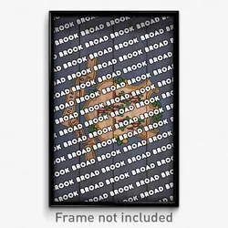 Broad Brook Connecticut Poster (CT City Souvenir 11x17 Town Print)