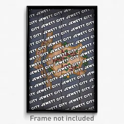 Jewett City Connecticut Poster (CT City Souvenir 11x17 Town Print)
