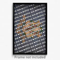 Old Mystic Connecticut Poster (CT City Souvenir 11x17 Town Print)