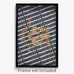 Pemberwick Connecticut Poster (CT City Souvenir 11x17 Town Print)