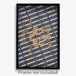 Greens Farms Connecticut Poster (CT City Souvenir 11x17 Town Print)