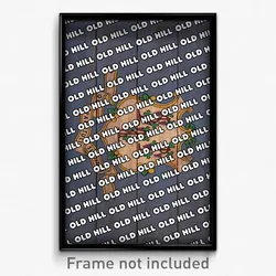 Old Hill Connecticut Poster (CT City Souvenir 11x17 Town Print)