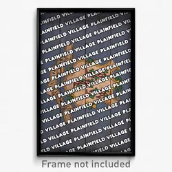 Plainfield Village Connecticut Poster (CT City Souvenir 11x17 Town Print)