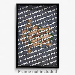 Oxoboxo River Connecticut Poster (CT City Souvenir 11x17 Town Print)