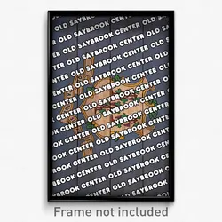 Old Saybrook Center Connecticut Poster (CT City Souvenir 11x17 Town Print)