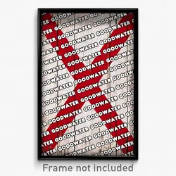 Goodwater Alabama Poster (AL City Souvenir 11x17 Town Print)